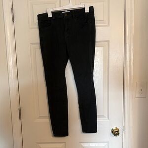 LOFT Dark Green Skinny Pants